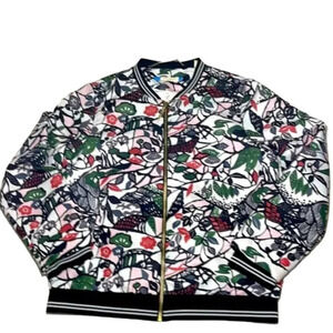 Ted Baker Women's Colour By Numbers Toledy Zip Front Bomber Jacket size 4